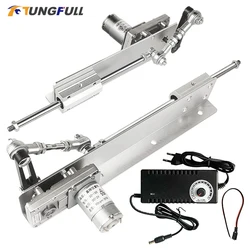 Telescopic Linear Actuator 6-20CM Stroke DC Reciprocating Speed Regulation Rocker Actuator NEW Reciprocating Linear Actuator