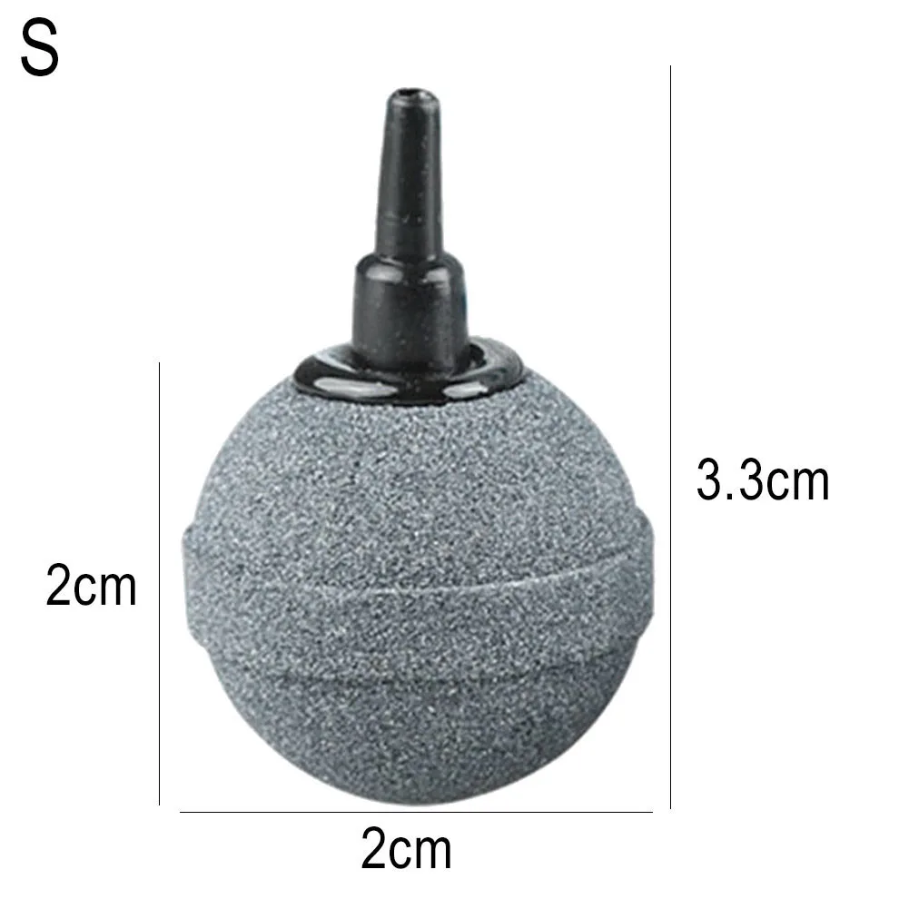 5 Pcs 2/2.5/3/4/5cm Aquarium Round Shape Air Bubble Stone Aeration Aerator Fish Tank Pump Hydroponic Oxygen Plate Accessories