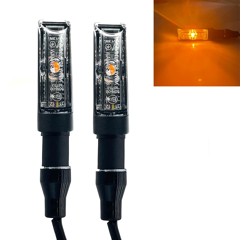 Waterproof ECE E13 Blinker Winker Lamp M8 Micro Amber Flashing Warning Light Motorcycle LED Turn Signal Light Indicators