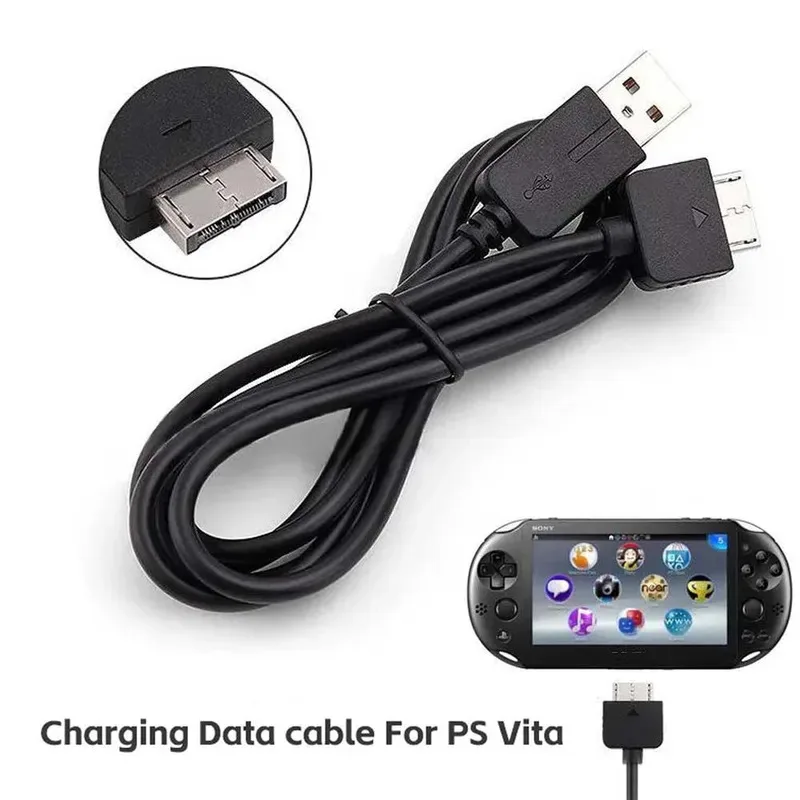 

USB Data & Power Charger Cord For PlayStation PSV1000 Charging Cable Line 1.2M For PS Vita 1000 Game Console Power Adapter