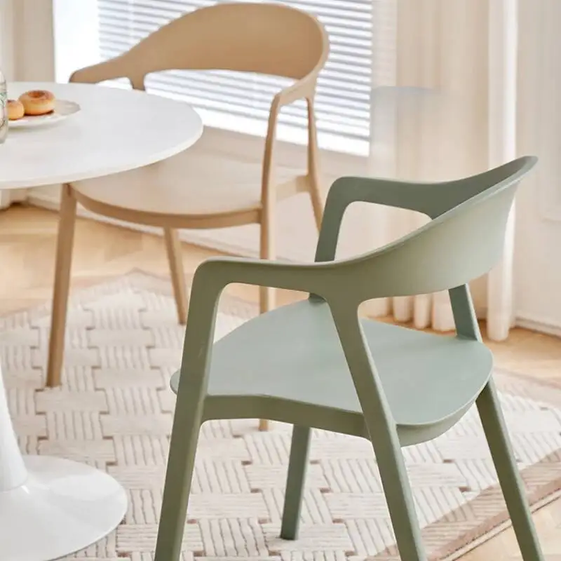 كراسي تناول الطعام البلاستيكية الاسكندنافية لهجة المطبخ الفاخرة صالون الطعام كراسي غرفة المعيشة الحديثة مكتب Sillas Cadeira أثاث المنزل