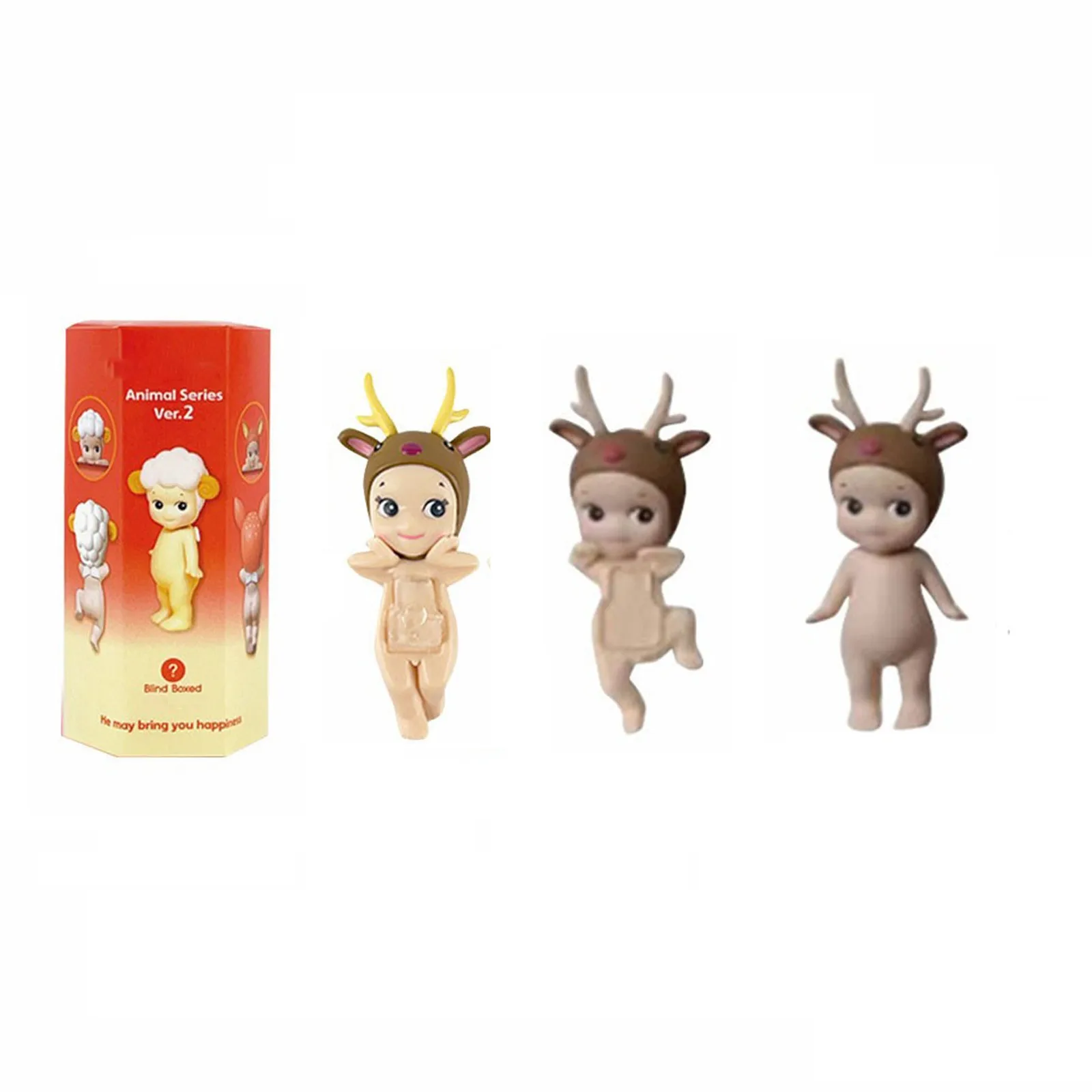 كشف العوالم الغامضة للعجائب المجنحة تمثال الملاك المثير للاهتمام في المفاجأة صندوق أعمى الملاك السائكين سلسلة الحلم الشكل