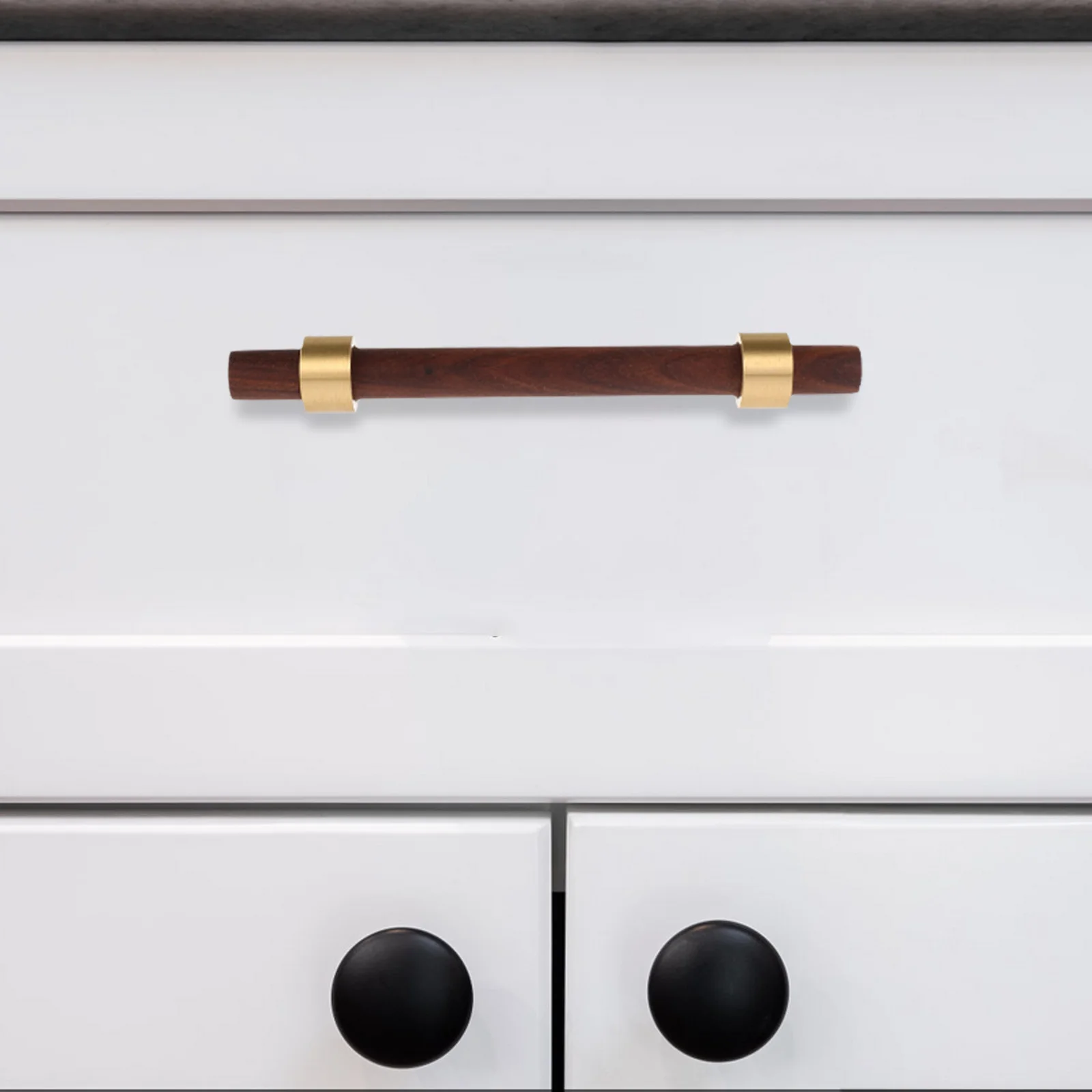 

2 шт., ручки для шкафа, современные деревянные ручки из цинкового сплава, ручки для ящиков, кухонный комод, фурнитура для дверей, светильник