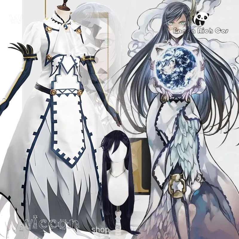 

Brynhildr Brynhild Brunhilde Record of Ragnarok Cosplay Costume wig Buryunhirude Shoes Women Shuumatsu no Valkyrie Gods Roleplay