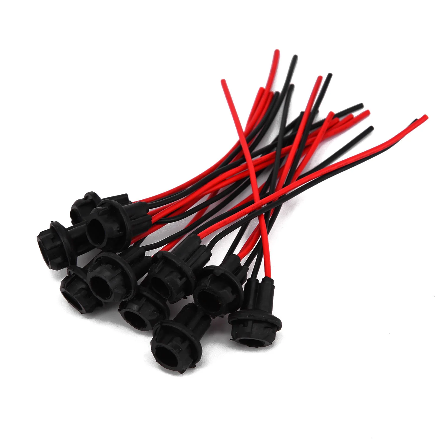 Автомобильный разъем T10, 12 В постоянного тока, аксессуары, удлинитель, цоколь для лампы, 10 шт., замена, 168 высокое качество