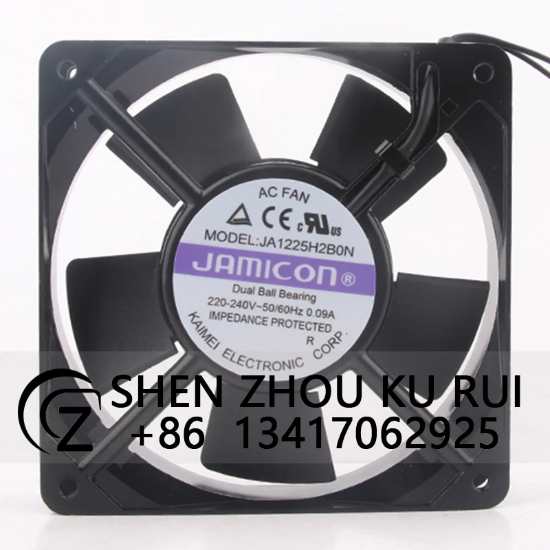 Case Fan for JAMICON JA1225H2B0N 120X120X38MM 220V 0.09A 12CM Cabinet Axial Flow Inverter Cooling Fan