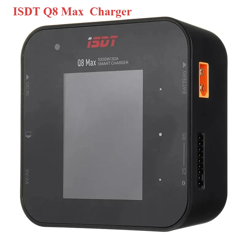 

ISDT Q8 Max BattGo 1000W 30A High Power Battery Balance Charger FPV Discharger 1-8S Lipo Battery