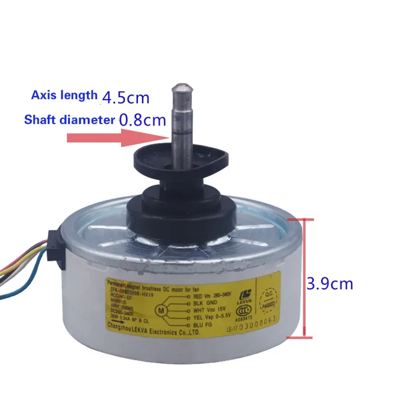 

For Mitsubishi Electric air conditioner internal DC fan motor RCOJ40-EF ZFX-08803008-HX19