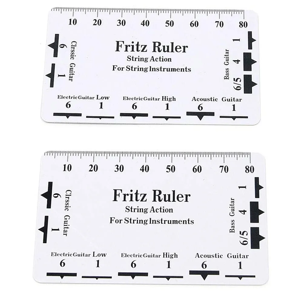 Guitar Measuring Ruler Guitarra String Action Meter Ruler Measuring Gauge Tool For Guitare Musical Bass Instrument Accessories