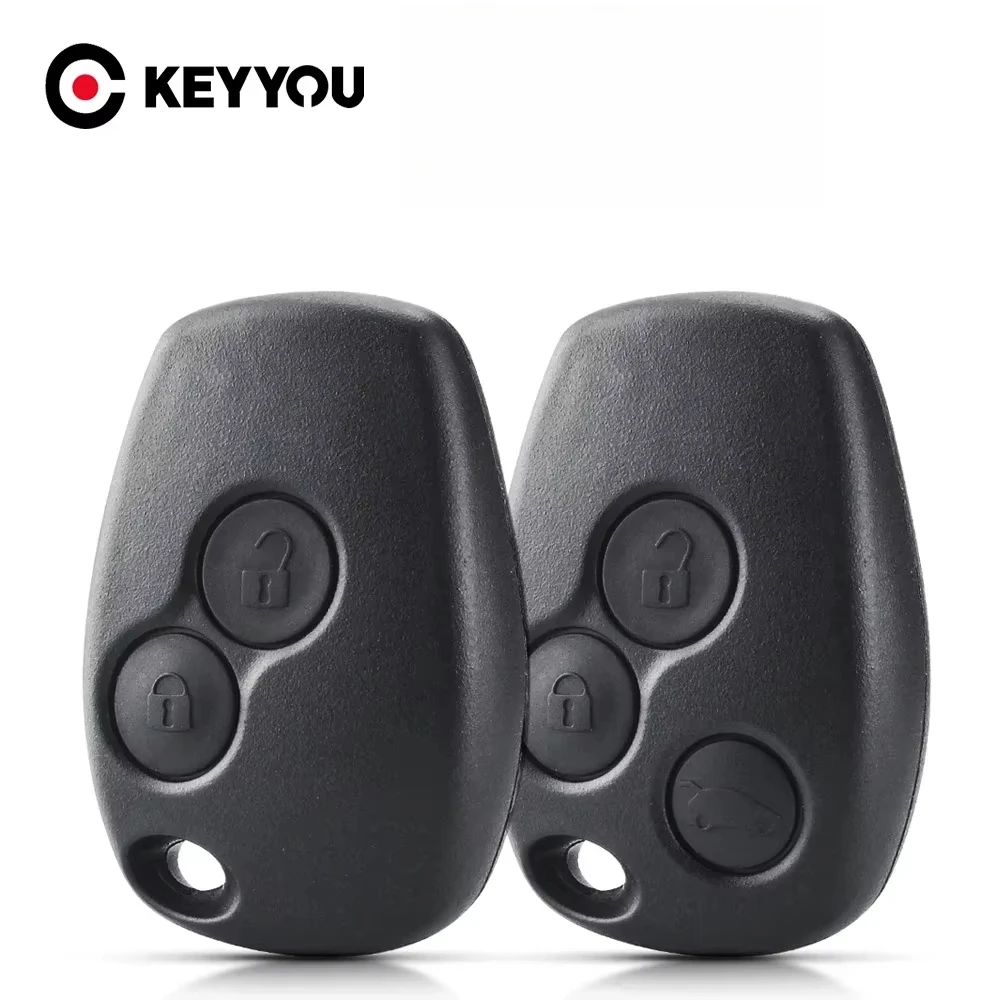 

KEYYOU 10PCS 2/3 Buttons Car Remote Control Key Shell Case For Renault Duster Modus Clio 3 Twingo Dacia Logan Sandero Kangoo