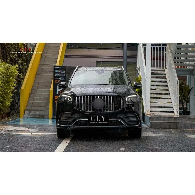 【تخفيضات فلاش】طقم هيكل CLY لمصدات السيارة GLS X167 Facelifts GLS63 مع شبكة GT 2020 2021