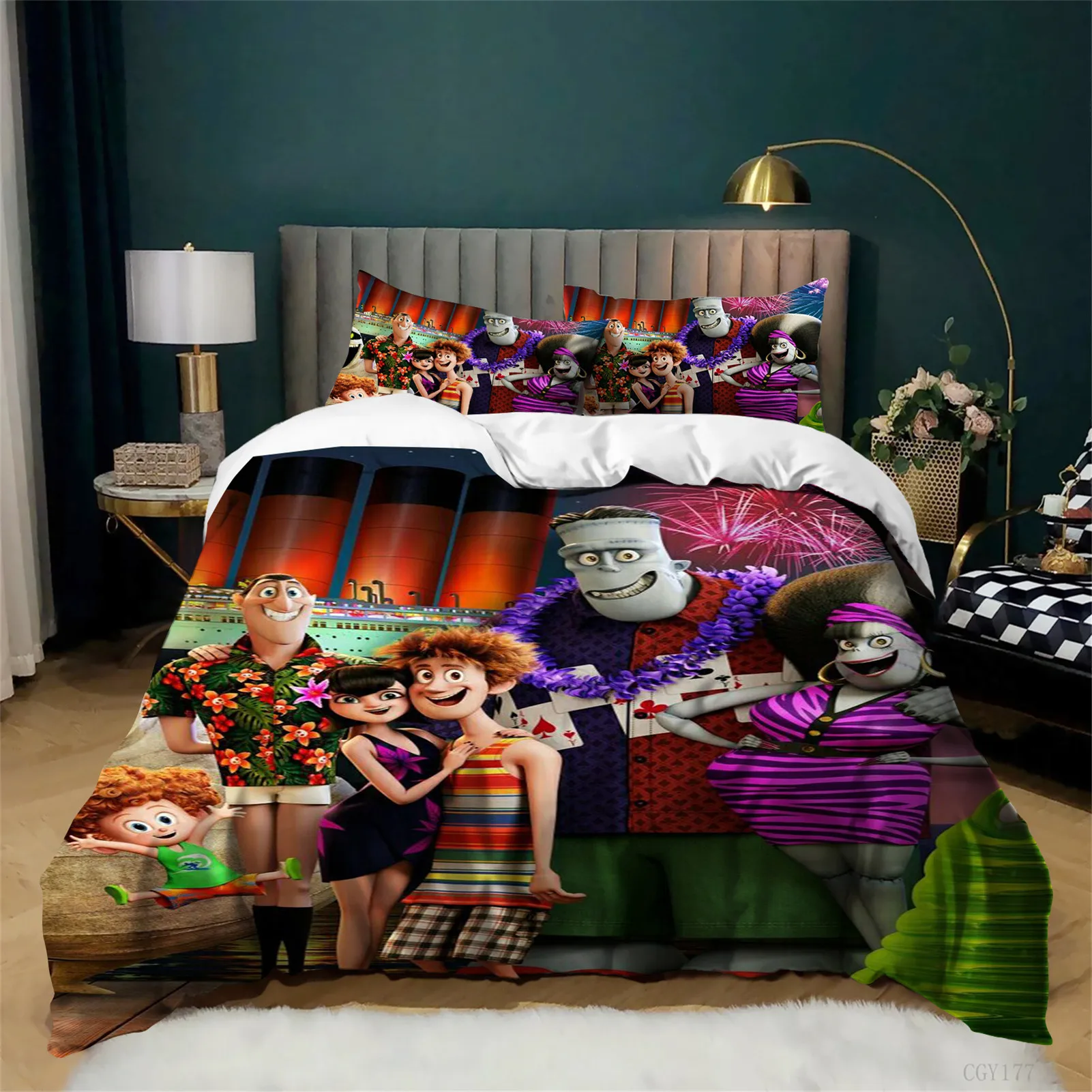 

Комплект постельного белья Hotel Transylvania: легкий, ультрамягкий, всесезонный пододеяльник, 3 предмета ​ Декор для подростковой комнаты и детской