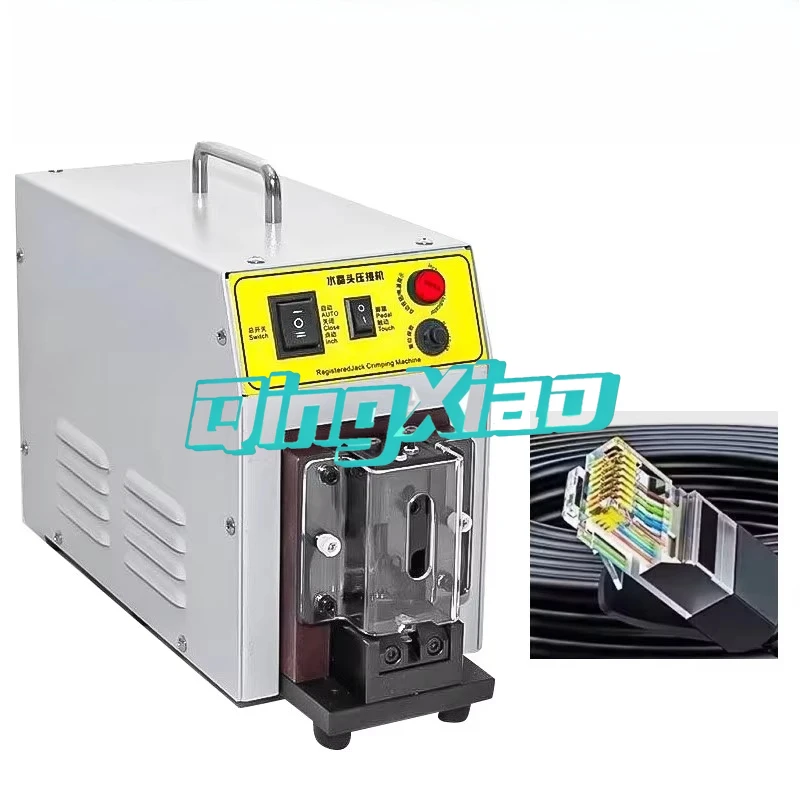 Industrial Machinery Cable Manufacturing Equipment Connector Crimping Machine Automatic Crimping Device In Cable Production Line view 2