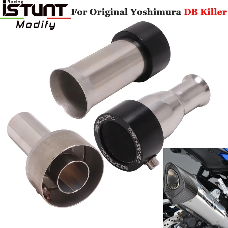 49MM 51MM Removable DB Killer For Original Yoshimura R11 R55 R77 Motorcycle Modified Exhaust Escape System Muffler Silencer