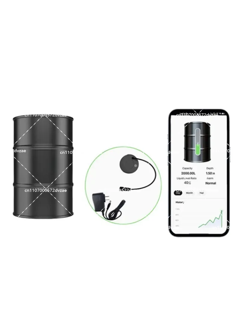 Smart LPG2412-ESP WiFi Wireless liquid and gaseous storage tank liquid level monitor - LPG ultrasonic liquid level sensor