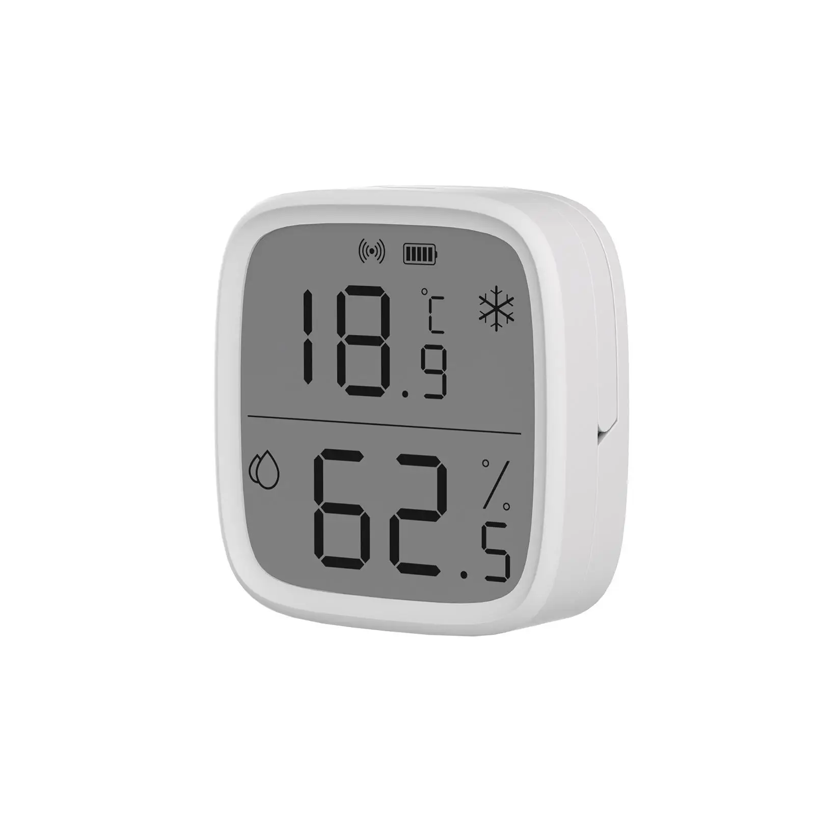 مستشعر درجة الحرارة والرطوبة الذكي من Zigbee ، جهاز تحكم عن بعد LCD كبير ، مراقبة في الوقت الفعلي ، تطبيق Ewelink ، عبر اليكساس وجوجل المنزل ،