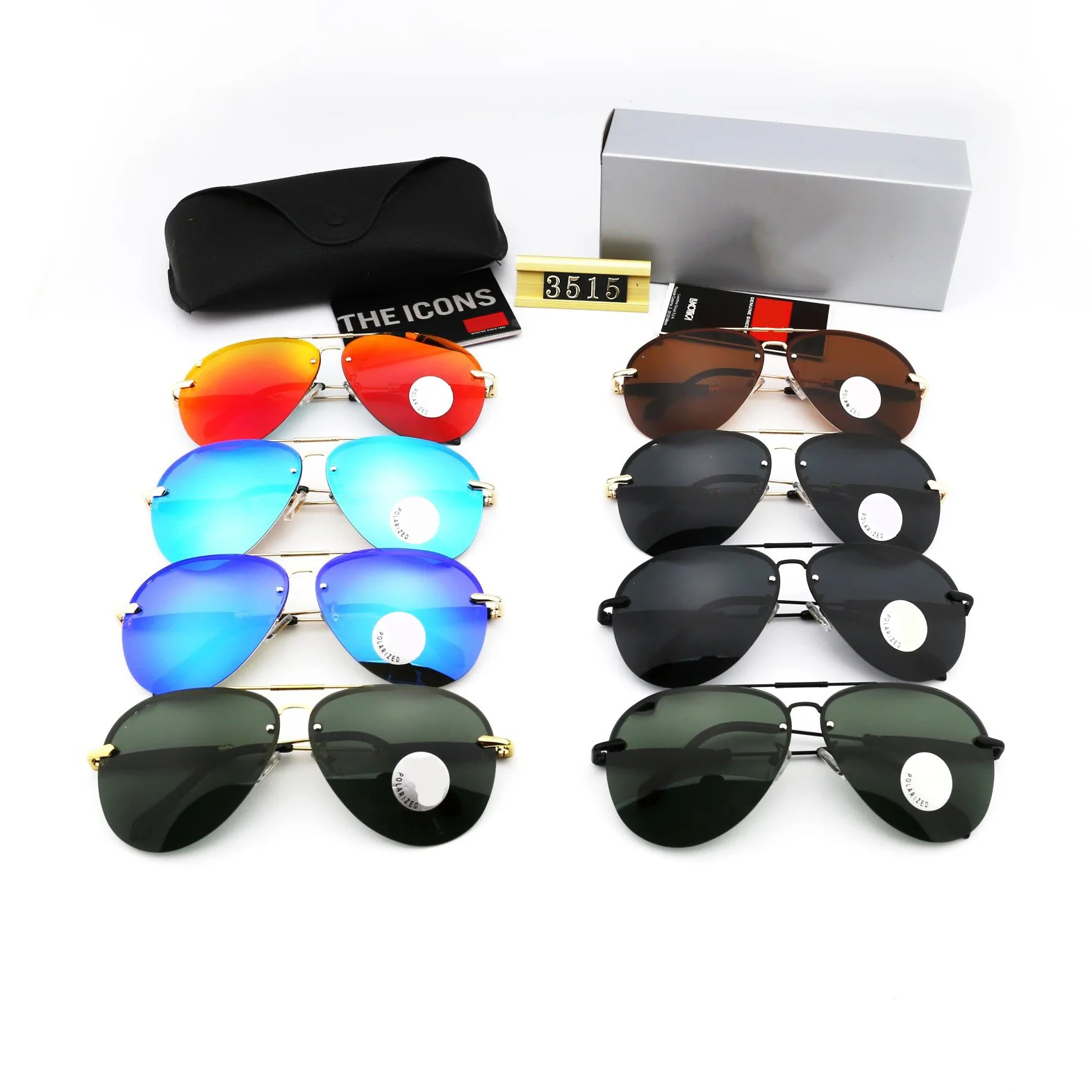 2024 New RB Elliptical Large Frame Fashionable Retro Sunglasses for Men and Women, Anti Strong Light