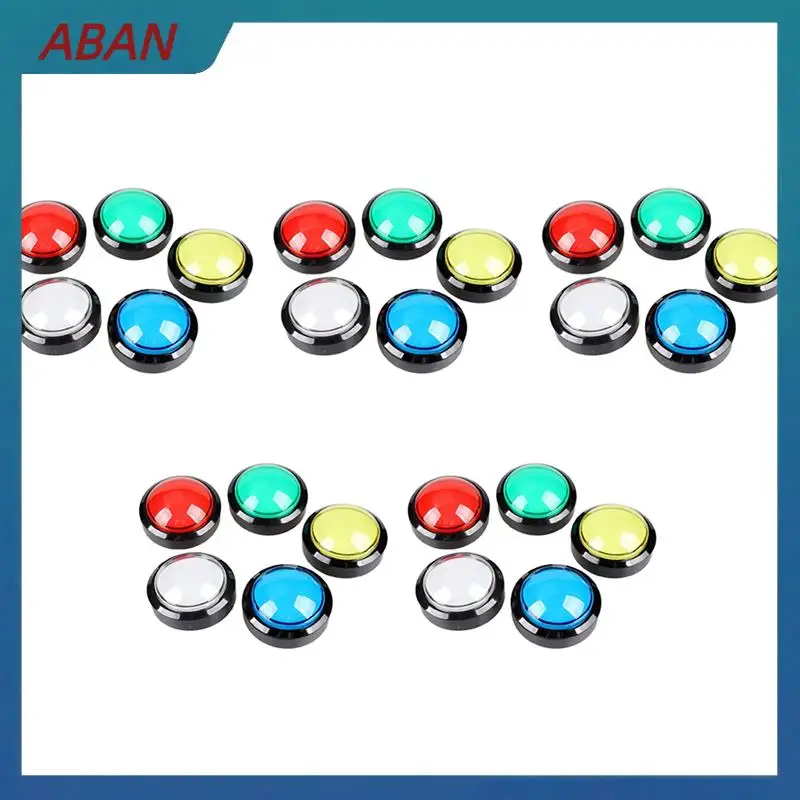 

ABAN 25X Arcade Buttons 60Mm Dome 2.36 Inch LED Push Button With Micro-Switch For Arcade Machine Video Games Console