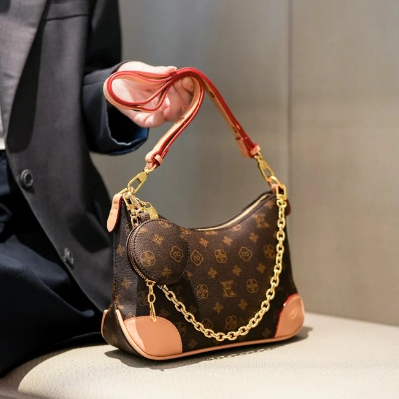 

Retro Crescent-shaped Bag for Women, New Underarm Bag, High-end and Fashionable Single-shoulder Women's Bag, Crossbody Handbag