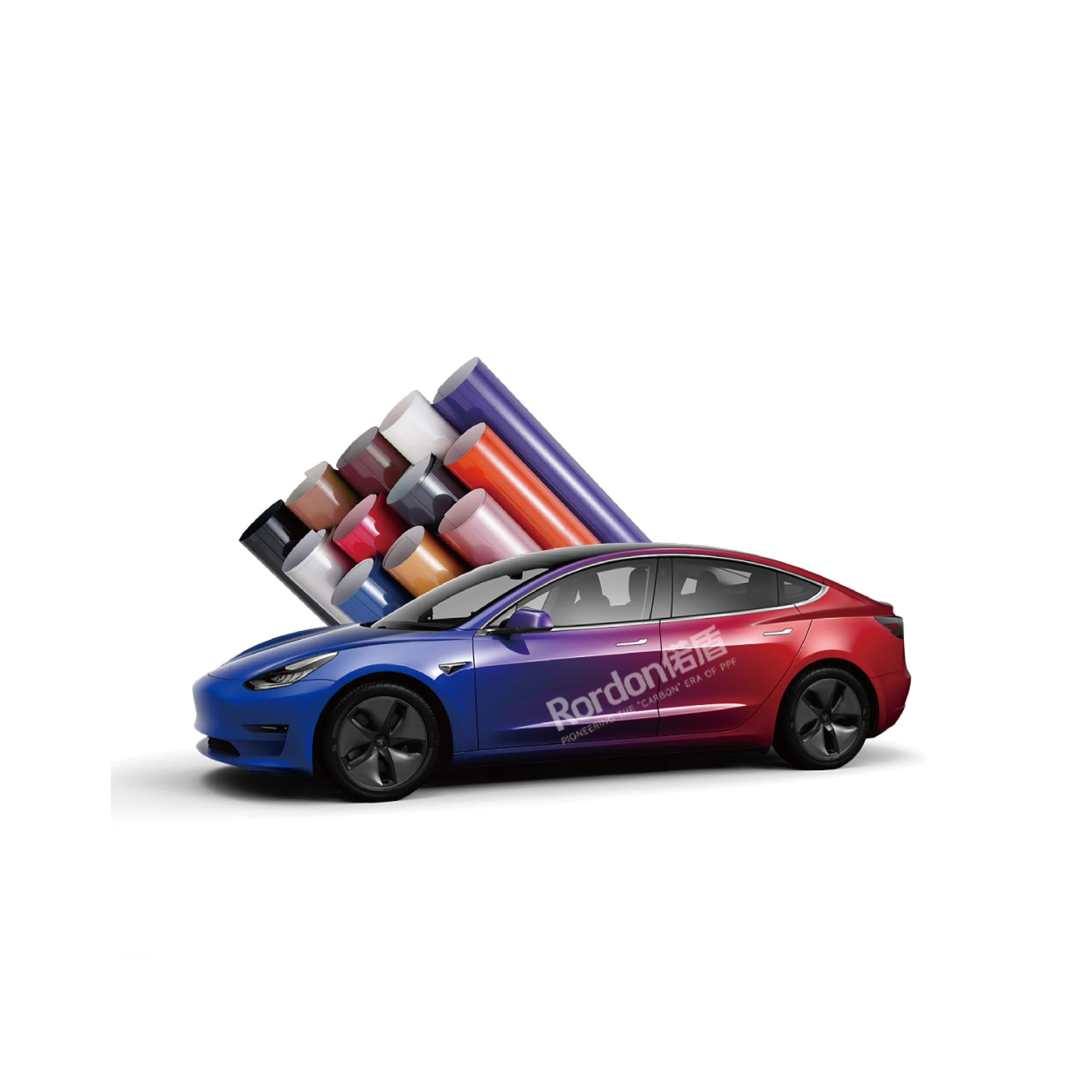 

2025 High Gloss PPF Car Wrap Film Color TPU PPF Tint for Car Colored PPF Paint Protection Film Anti Scratch 7.5mil/Roll