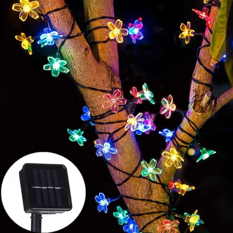 

Led Solar Camping String Lights Outdoor Solar Powered Patio Lights for Garden, Lawn, Gazebo, Porch, Yard, Wedding, Party Decor