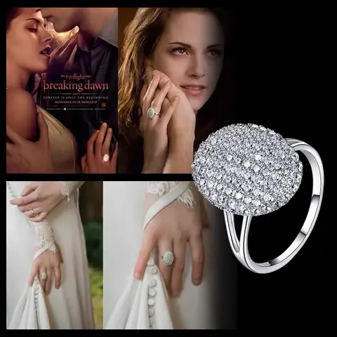 ชุดแหวน S925เงินสเตอร์ลิงแท้พร้อมเพชรสนธยาหมั้นหมั้นหมายแหวนหมั้นเพชรของขวัญเครื่องประดับแฟชั่น