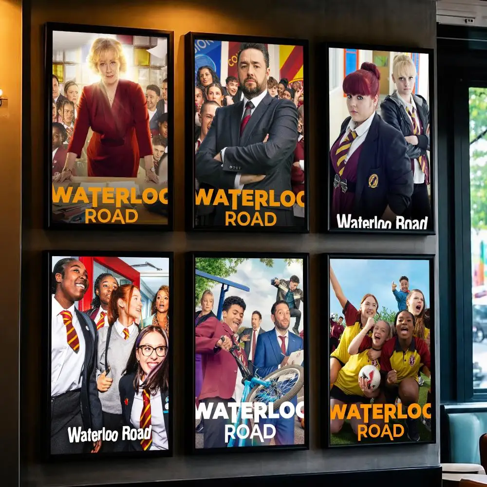 tv series W-Waterloo Road-D Poster Removable Wall Sticker for Home Cafe Bar Office Interior Decor
