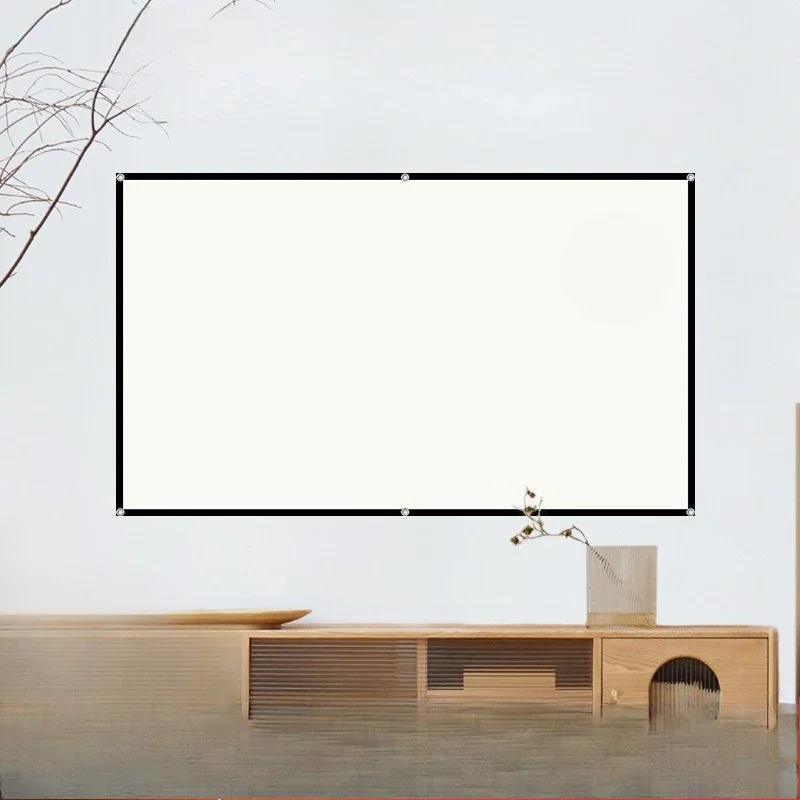 120-Inch projector home projection screen, portable large-screen projection screen