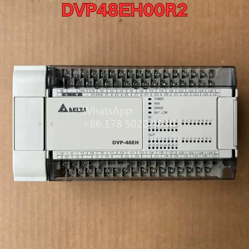 

Second-hand PLC module DVP48EH00R2 function test is normal