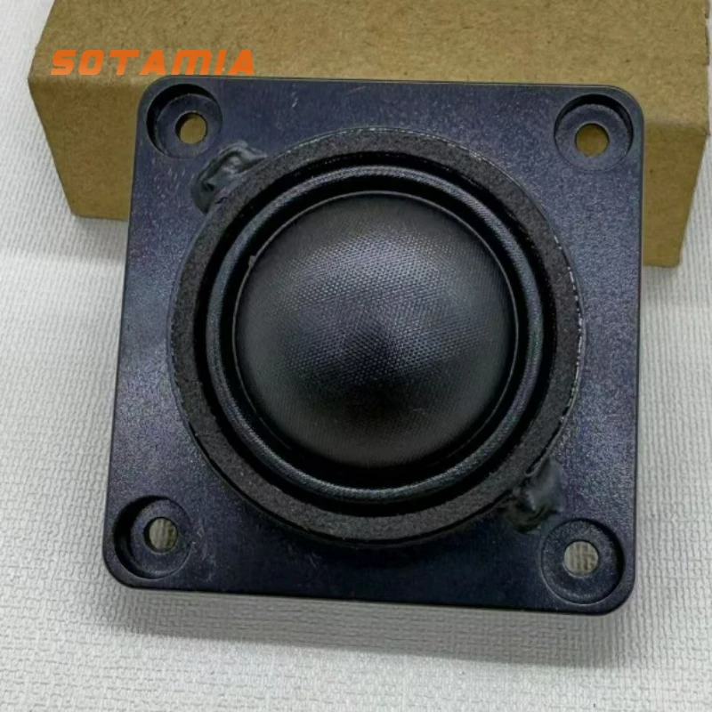 

SOTAMIA 2Pcs 2 Inch Mini Tweeter 8 Ohm 25W Silk Film Tweeter Audio Modification DIY Portable Bluetooth Smart Music Speaker