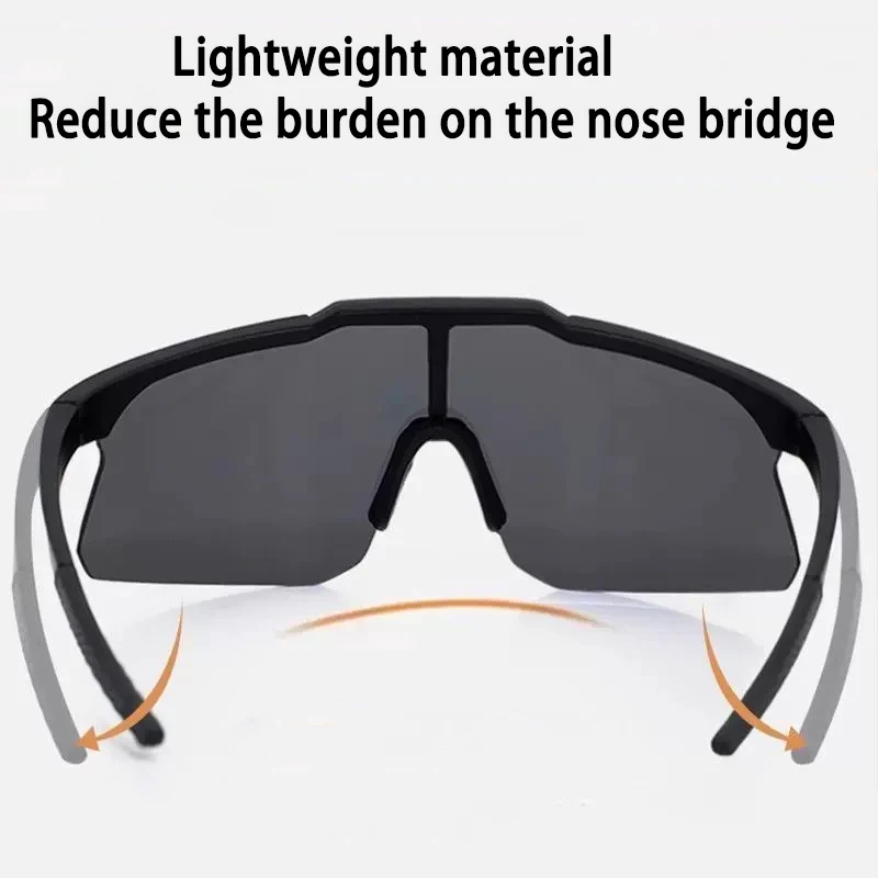 1/2/8 stücke Polarisierte Radfahren Sonnenbrillen Outdoor Sport Radfahren Reiten Laufen Skifahren Goggle Winddicht Angeln Brillen für Männer frauen – Detail 9