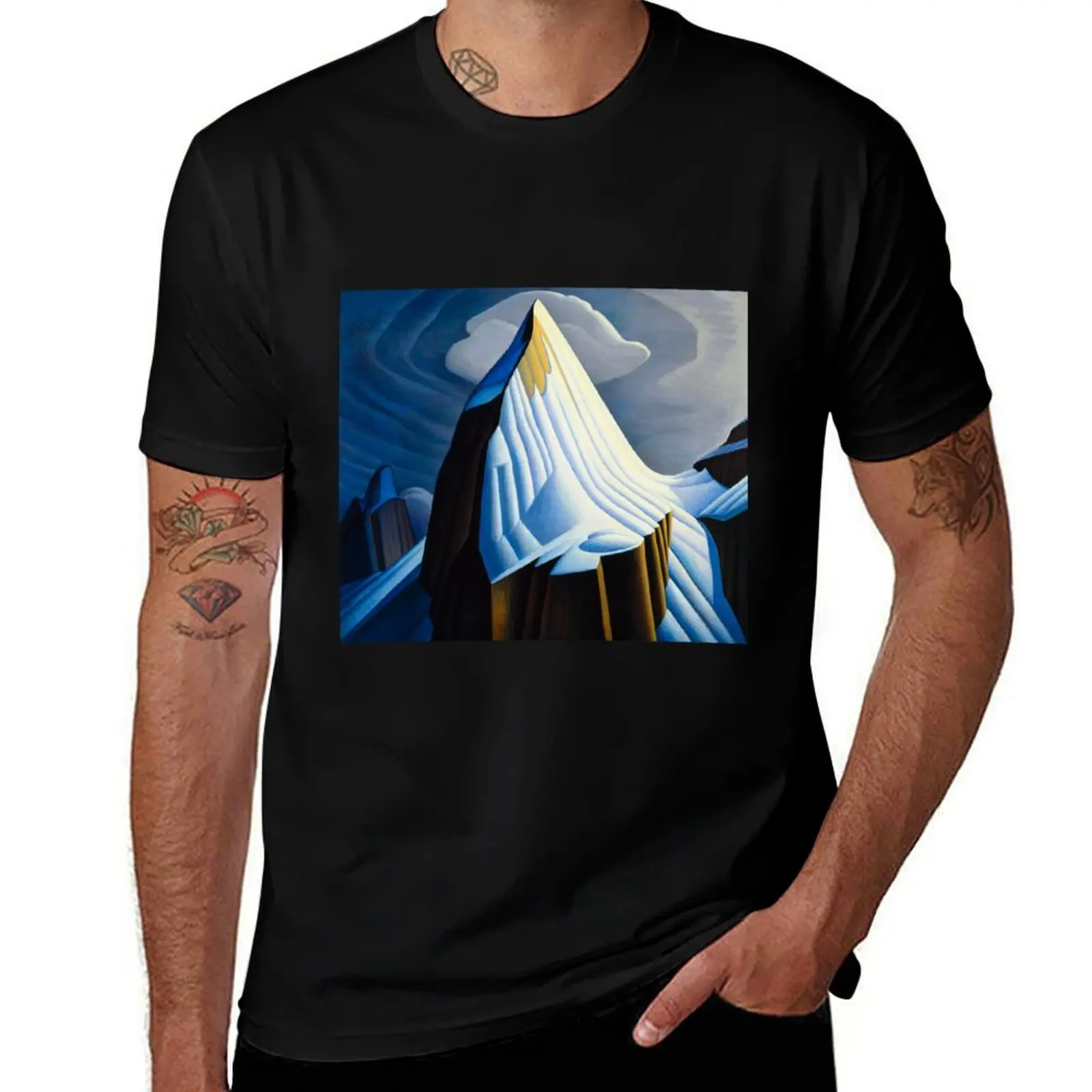 

Lawren Harris - Mount Lefroy T-Shirt summer shirt vintage anime shirt vintage clothes mens funny t shirts