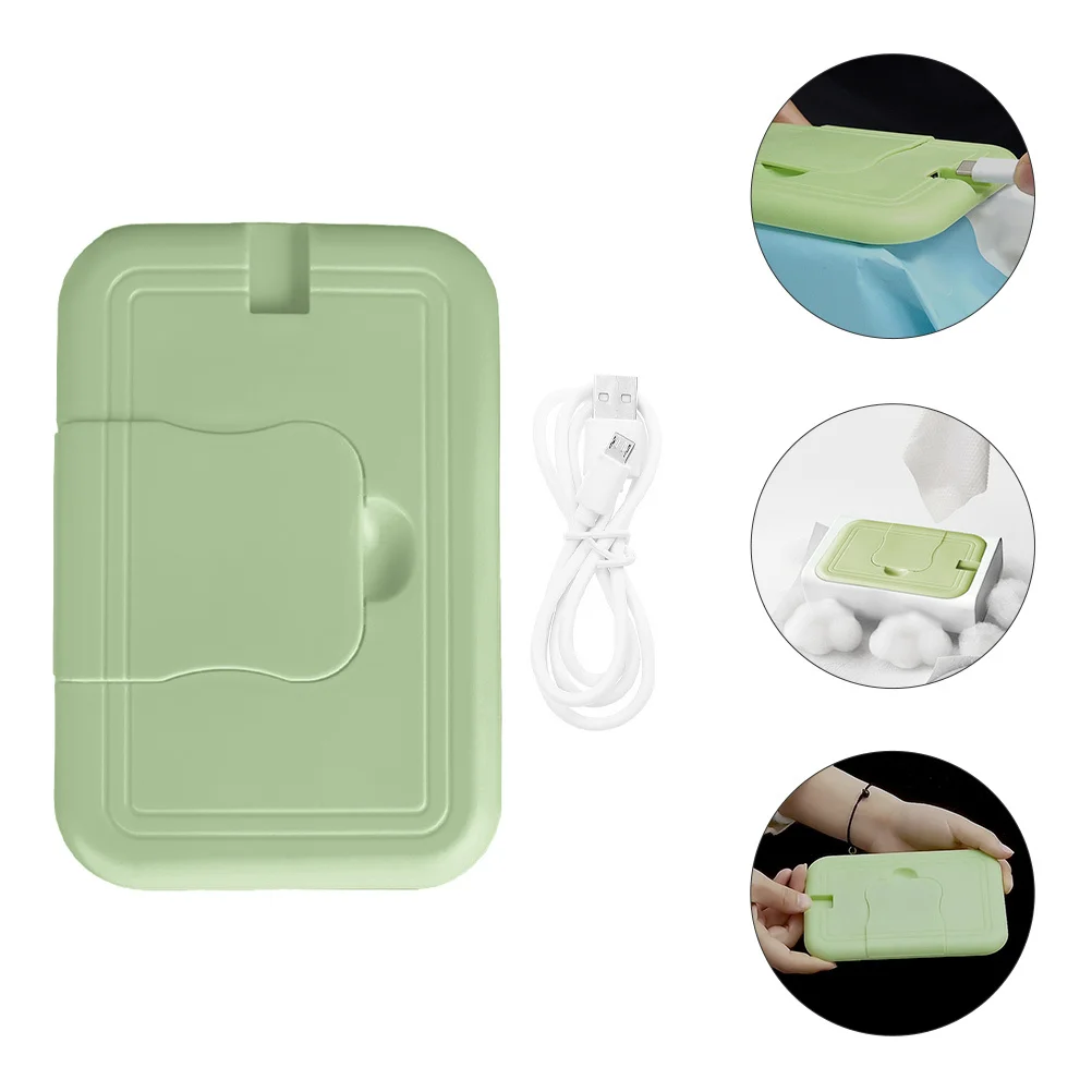 موزع الأنسجة المبللة 24H درجة حرارة ثابتة الرضع مناديل حامل الحاويات مناديل موزع الطفل مسح دفئا الأنسجة دفئا #3
