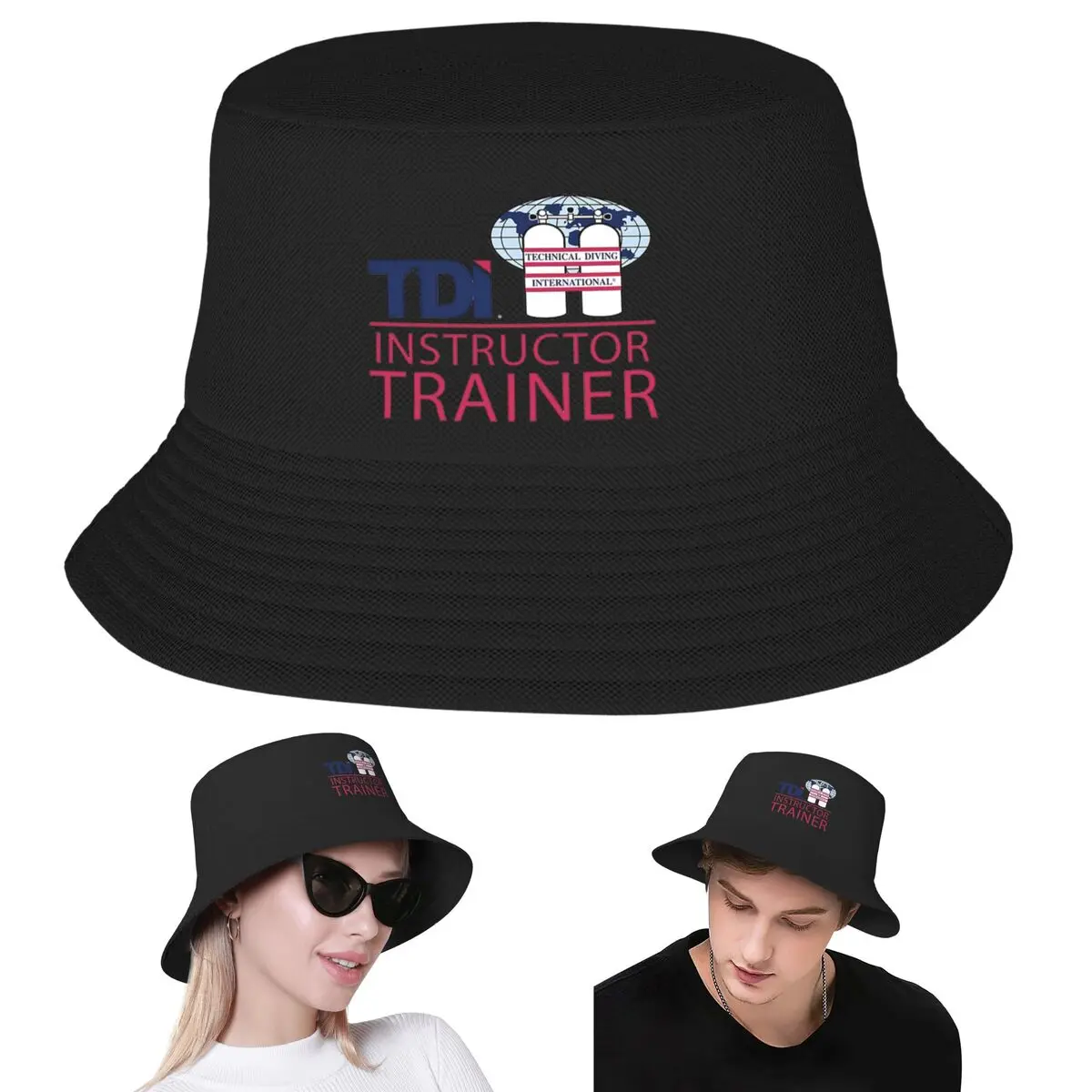 

Технический дайвинг международный (TDI) тренажер-инструктор Панама Боб Шляпы Открытый Летний пляж Рыбалка Рыбацкие шапки