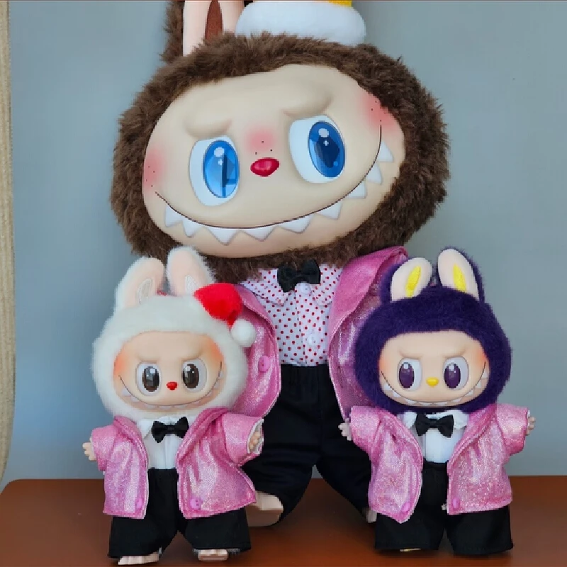 

New Product 17/38cm Gd Return Preview Styling Same Style Sparkling Pink Suit Baby Dress Up Set Girl'S Birthday Gift Souvenir