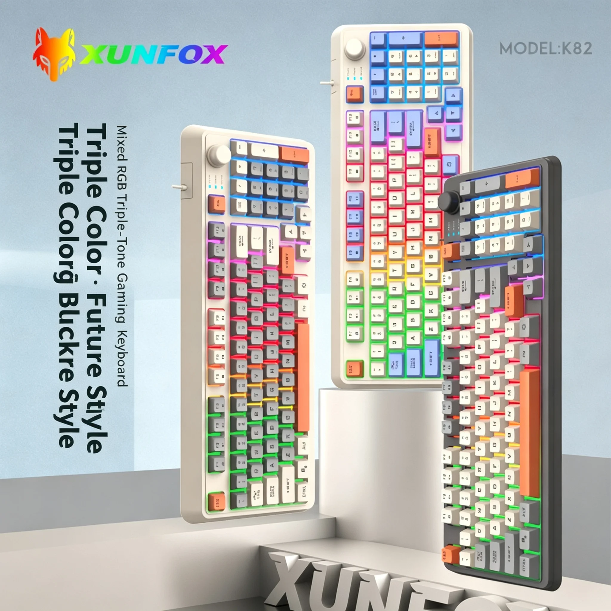 RGB Backlit Mechanical Touch Feel Wired Gaming Keyboard And Mouse Combo 94-Keys Ergonomic Design Gamer USB Keyboard Set For PC