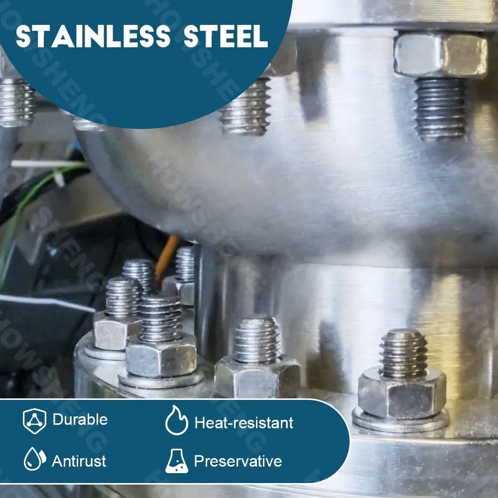 Juego surtido de tuercas hexagonales de 412/432 Uds M2 M4 M6 M8 M10 M12 M14 Kit surtido de tuercas hexagonales de acero inoxidable 304 DIN934