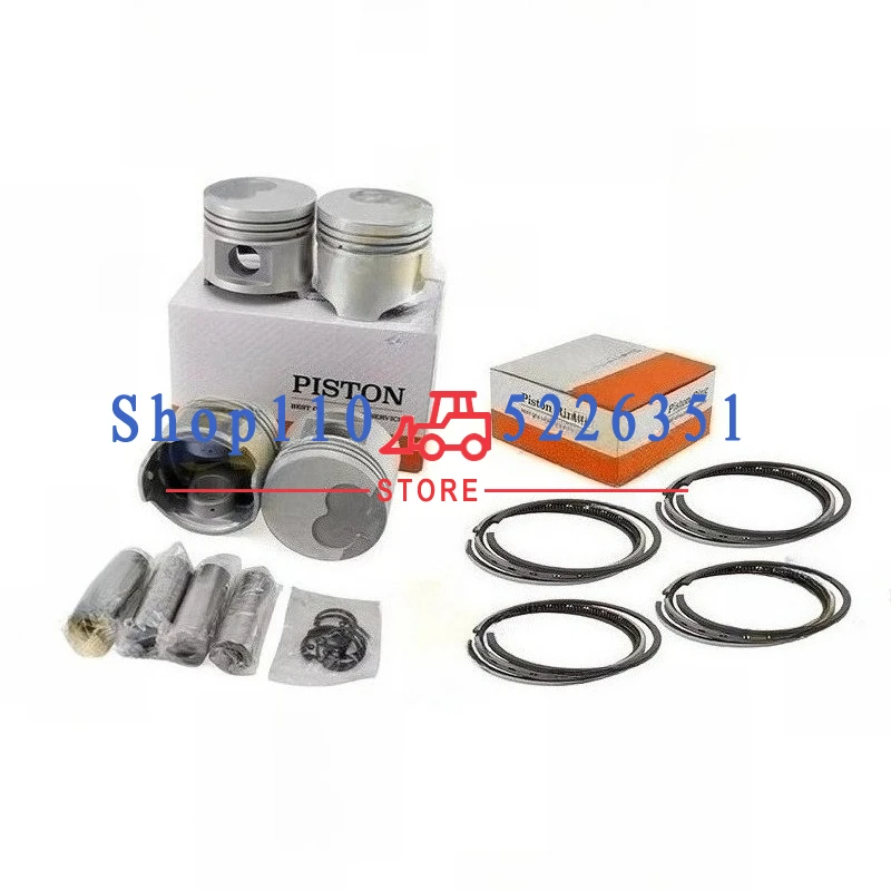 

6BB1 102*3+2.5+5mm Piston Set For Engine Parts Overhaul Rebuild Kit 5-12111-013-0