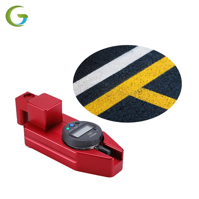 Professional Grade Road Marking Thickness Gauge for Airport Runway Marking Thickness Inspection