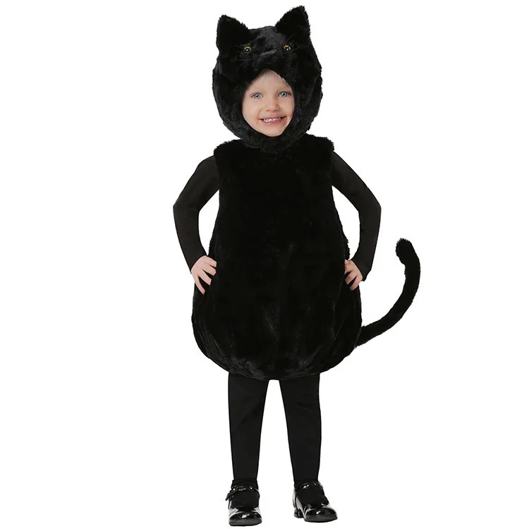 

Halloween children's day stage performance performance children's toddler animal COSPLAY cute black cat costume