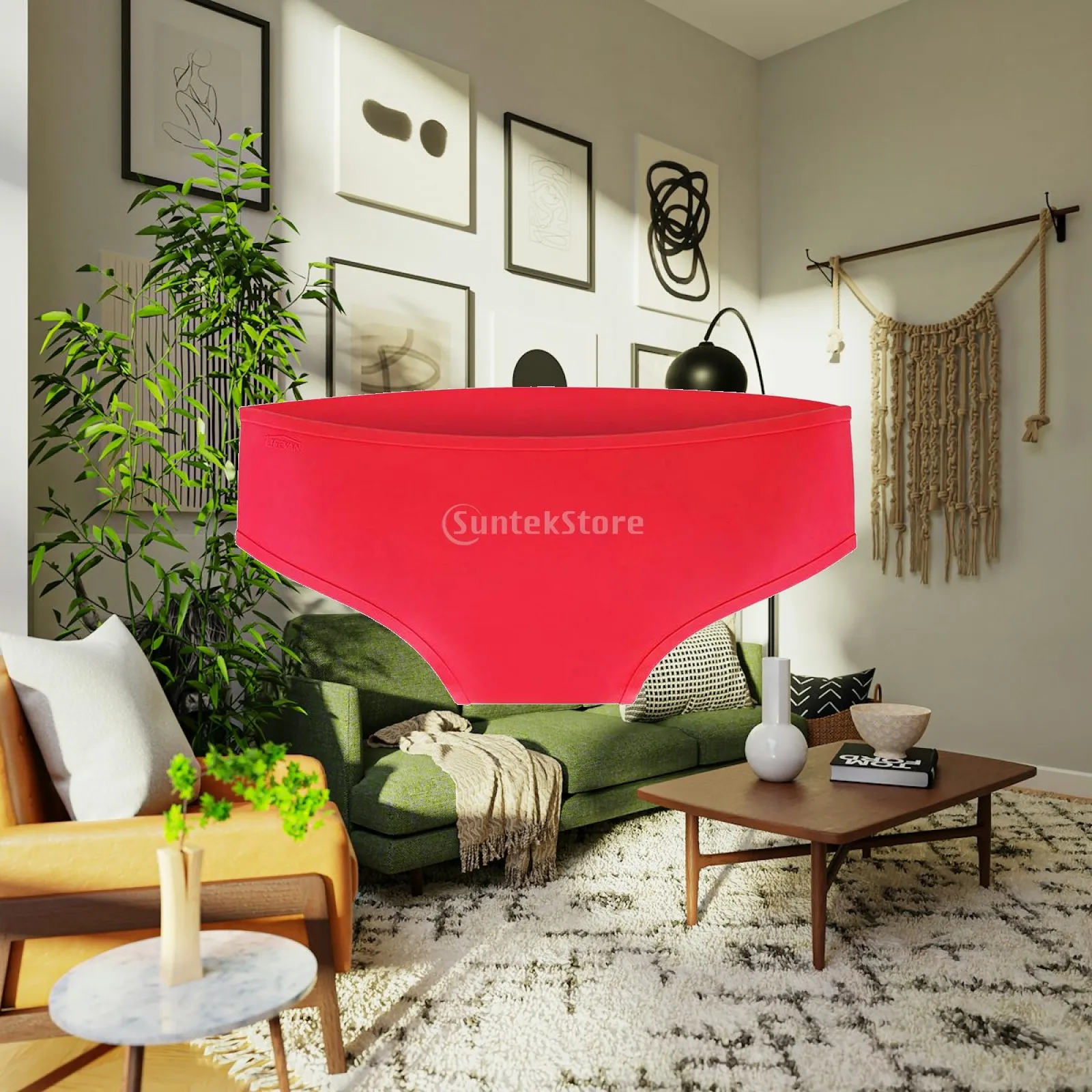 Chic Silicone Swimming Trunks for Women High Waist Seamless Bikini Shorts Waterproof Panties for Beachwear Woman