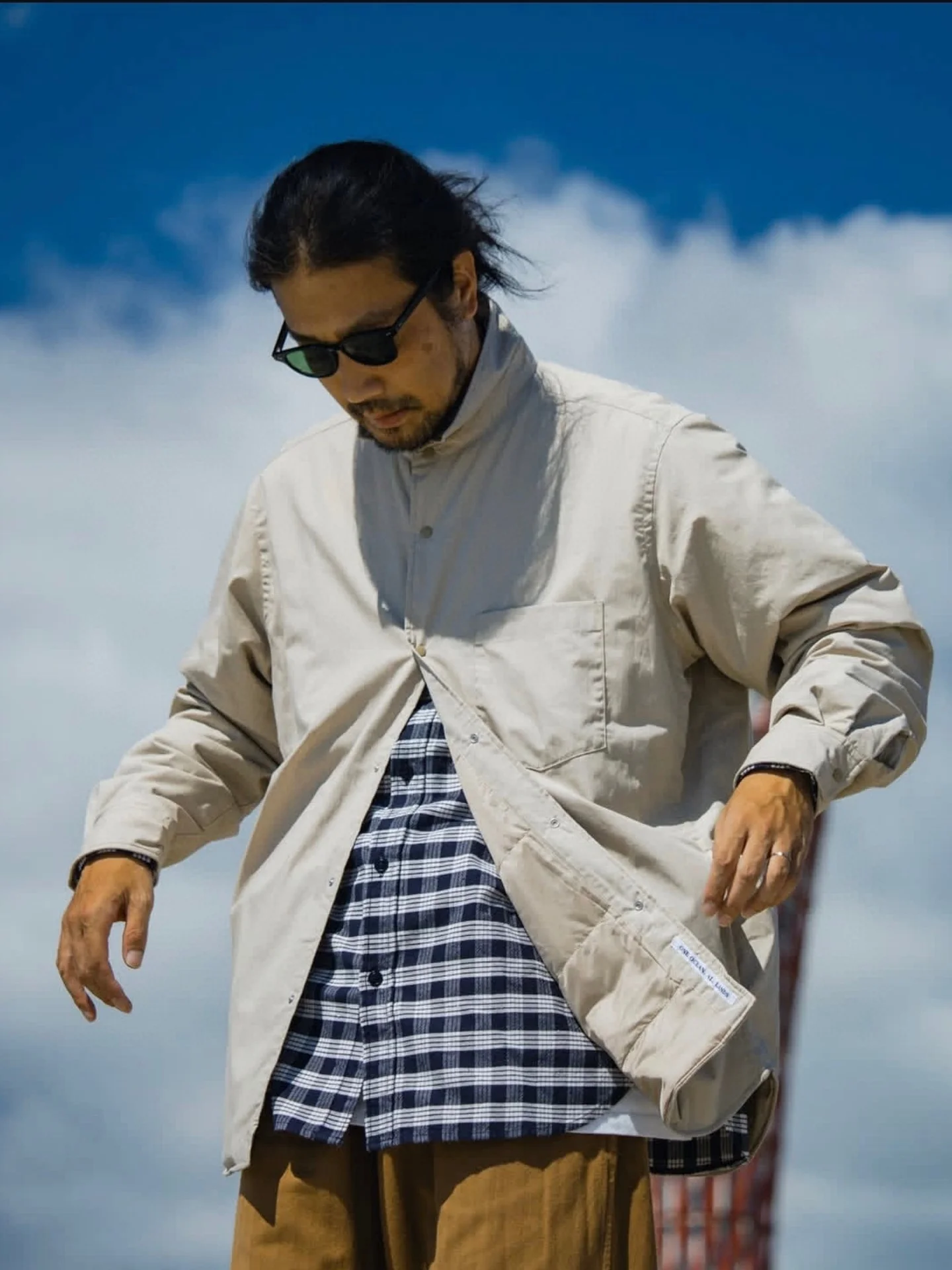 NANAMICA Japanese washed warm loose lightweight padded cotton