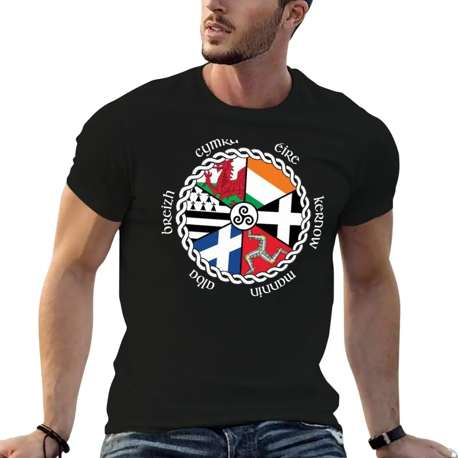 

Celtic Nations Flags T-Shirt tees customizeds mens fashion