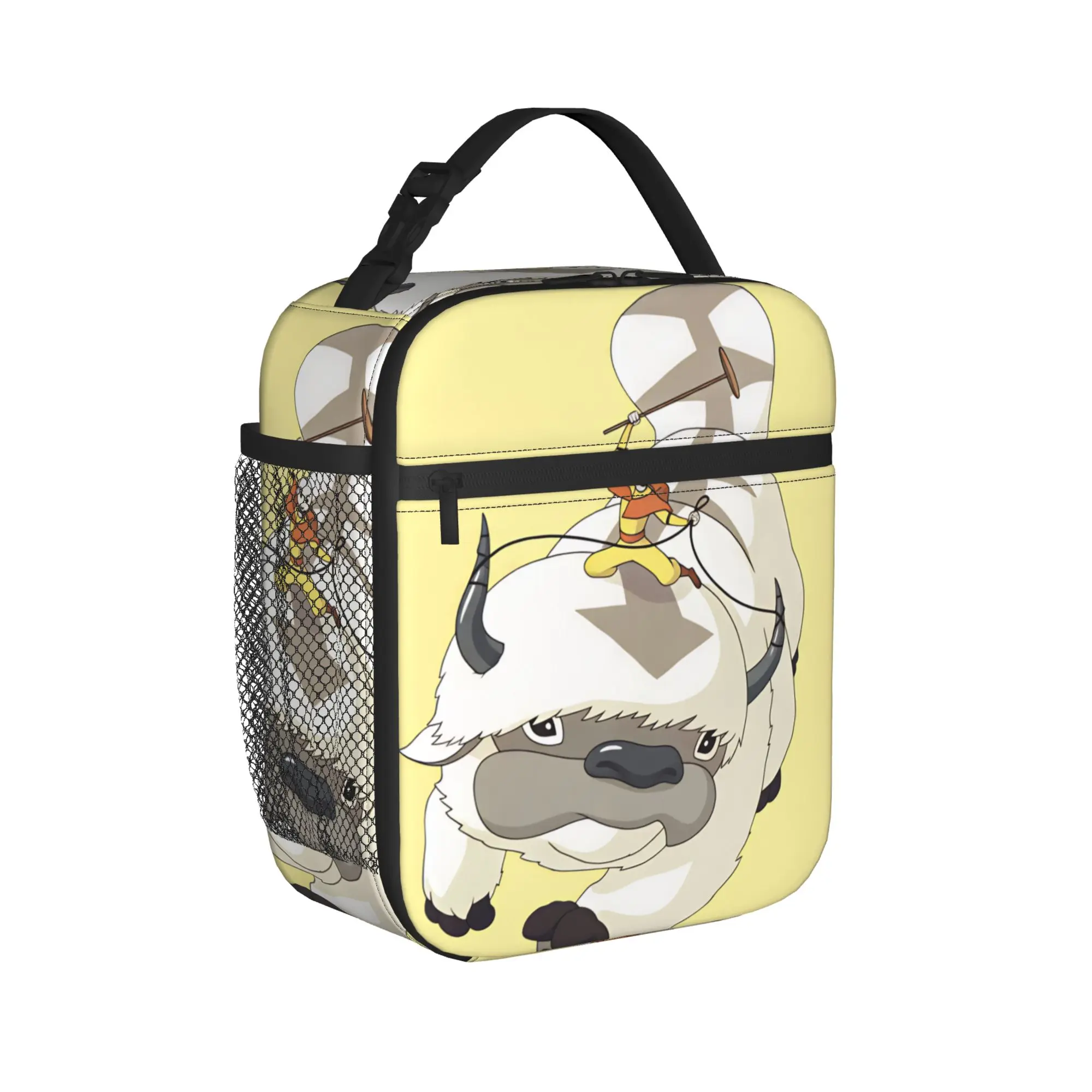 Avatar The Last Airbenders Lunch Bag For Women  Graphic Design Lunch  Travel Cooler Bag Portable Oxford Thermal Tote Handbags
