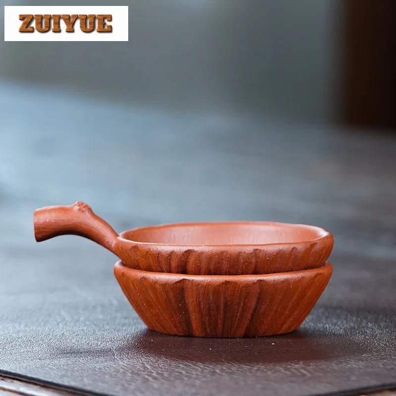 

Purple Clay Tea Separator Infusor Vintage Tea Strainer Dispenser Tea Making Tea Filter Chinese Tea Set Accessories Decoration