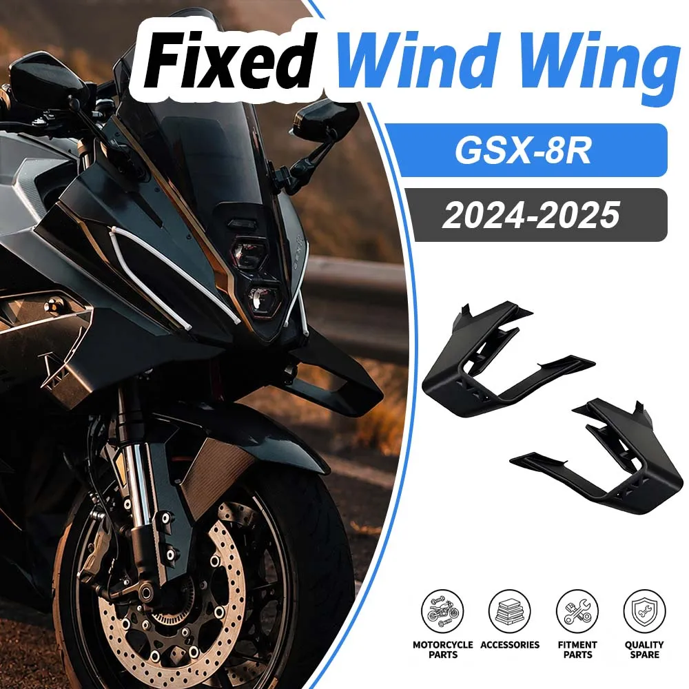 GSX-8S 25 Motorcycle Front Spoiler Dynamic Stabilizer Downforce Side Fairing Fixed Wind Wing For GSX-8R GSX8R GSX 8R 2024 2025