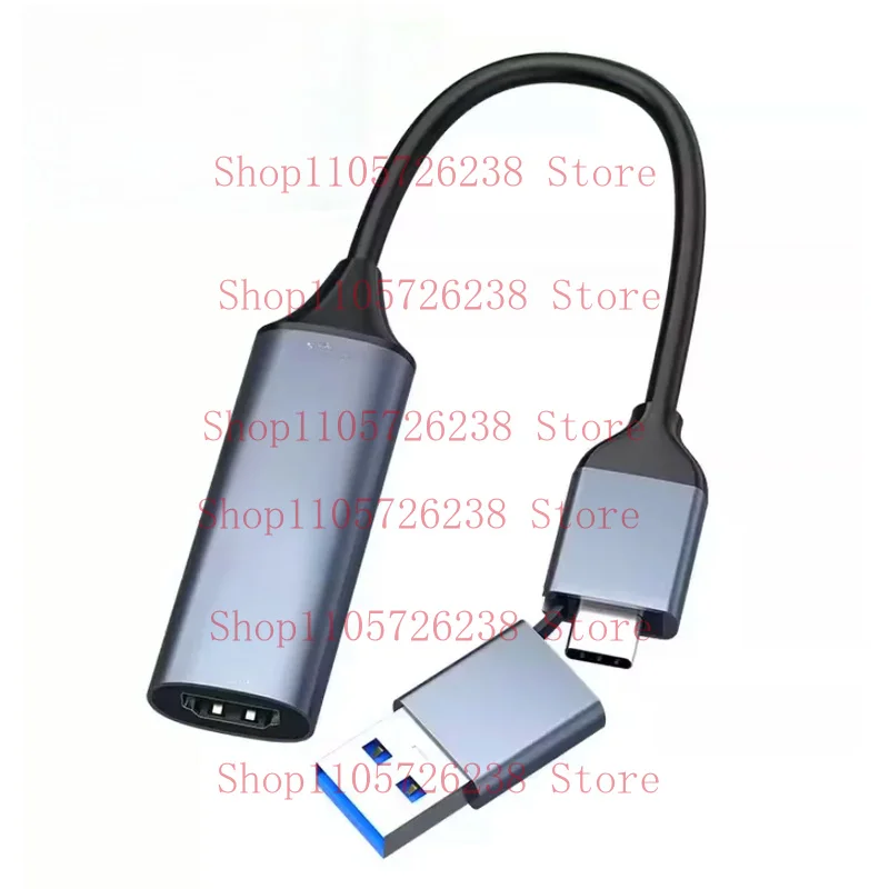 HDMI‑compatible to USB‑C Video Capture Card, Audio Video Grabber for Android Phone Tablet TV Box Surveillance Camera Live Record