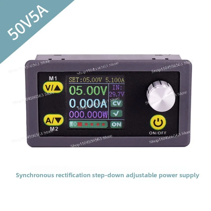 CNC DC Adjustable DCDC Buck Module Synchronous Rectification Constant Voltage Constant Current Lithium Battery Charging 5A