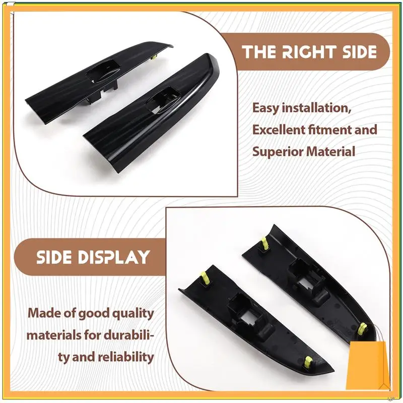 

Trending Car Electric Window Control Panel Switch Front Door Handle Cover Car Window Switch Regulator Panel Door Armrest Upper P