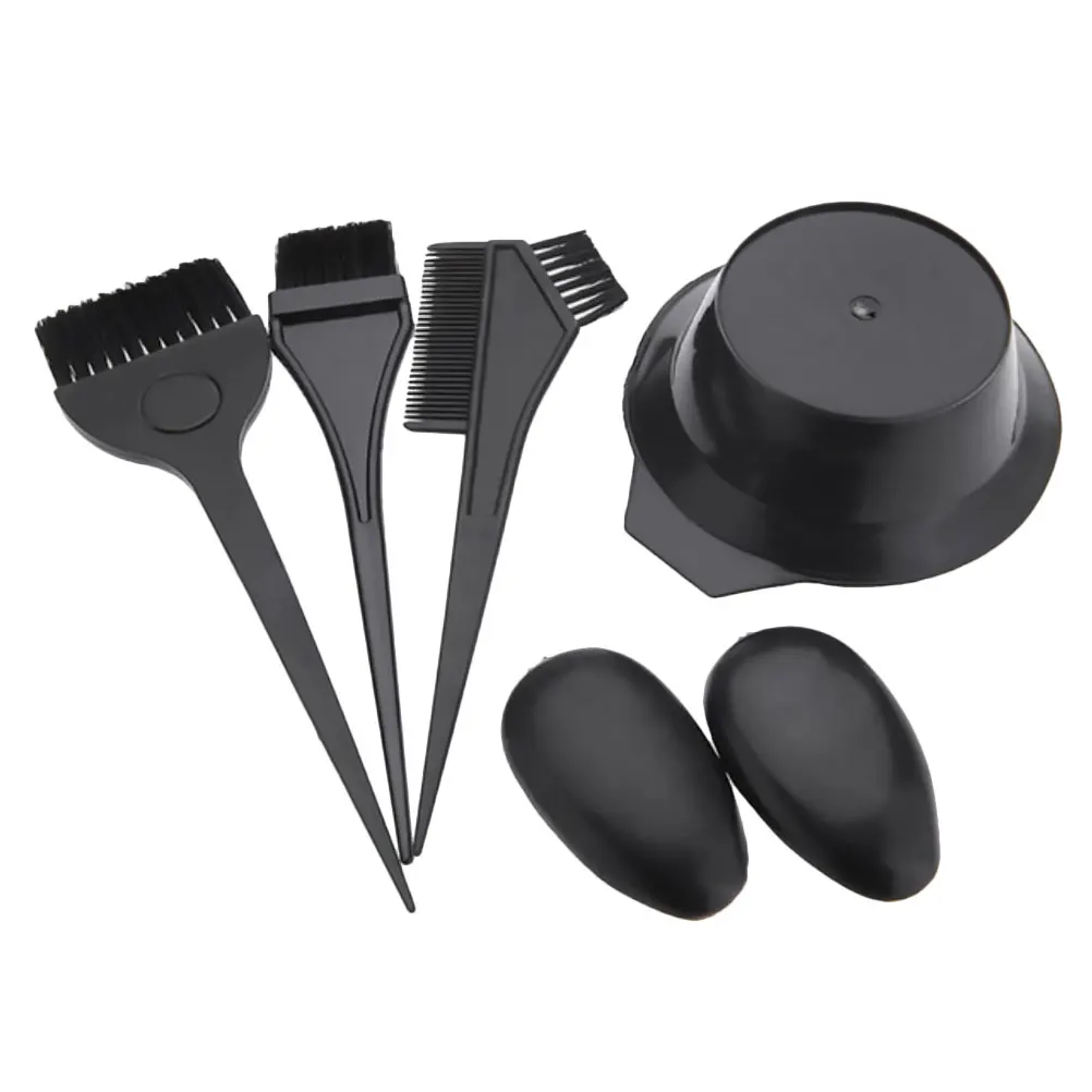 

Baked Oil Comb Set 2 Brushes 1 Comb Bowl Earmuffs Hair Coloring Hairdressing Tint Kit Salon Home Use Protects Scalp